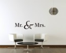 Mr. & Mrs. Quotes Wall Decal Love Vinyl Art Stickers